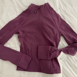 Lululemon nwt cropped define jacket 2 vintage plum purple pink